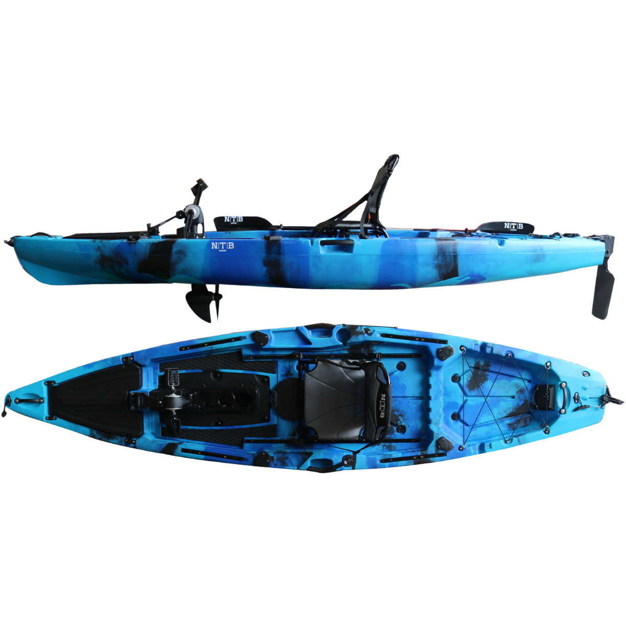 2026 NTB Outdoors Castmaster Pro Pedal Propeller Fishing Kayak 11ft 9